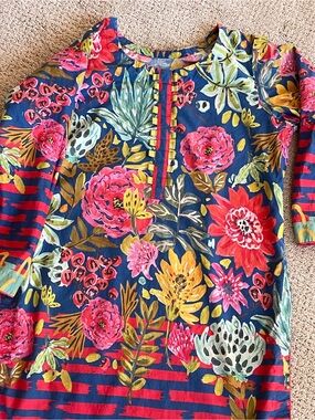 Lawn cotton printed Indian Pakistani kurti /top